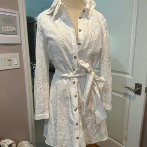 NWT Zara Button Up Wrap Dress